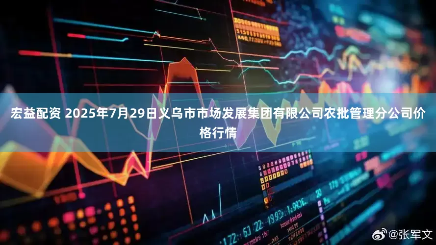 宏益配资 2025年7月29日义乌市市场发展集团有限公司农批管理分公司价格行情