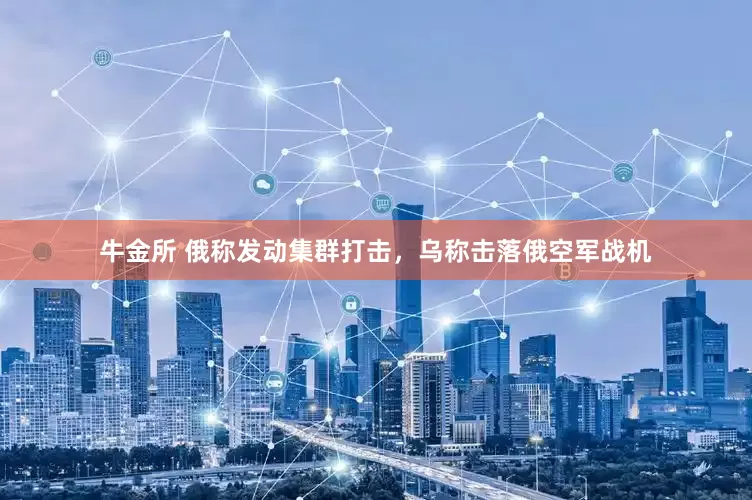 牛金所 俄称发动集群打击，乌称击落俄空军战机