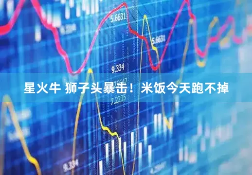 星火牛 狮子头暴击！米饭今天跑不掉